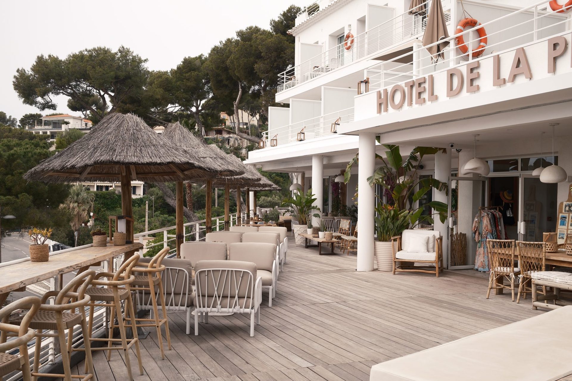 Terrasse lounge Hôtel de la Plage